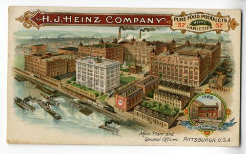 H.J. Heinz Postcard